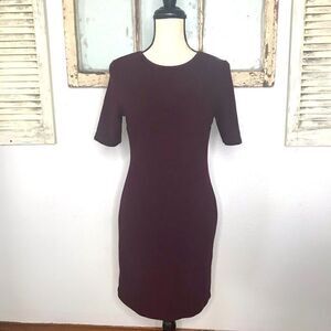 Cute Dark Purple Mario Serrano Cocktail Dress